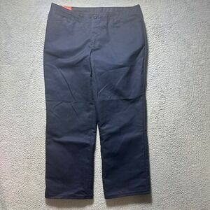 Red Kap Womens Work Pants Size 18 Navy Blue PZ33NV0‎ Polyester Cotton Blend New
